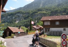 Good times: the best holidays with babies, mother walking with baby in Switzerland