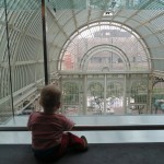 Playing at the Royal Opera House – yes it’s glass!